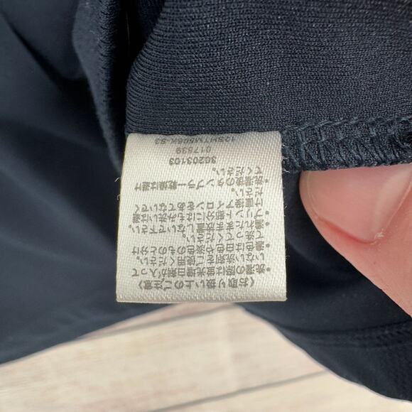 Vintage Japanese Ryu Kyu Bats Print Polo Shirt Men's Medium Navy Blue - Picture 10 of 12